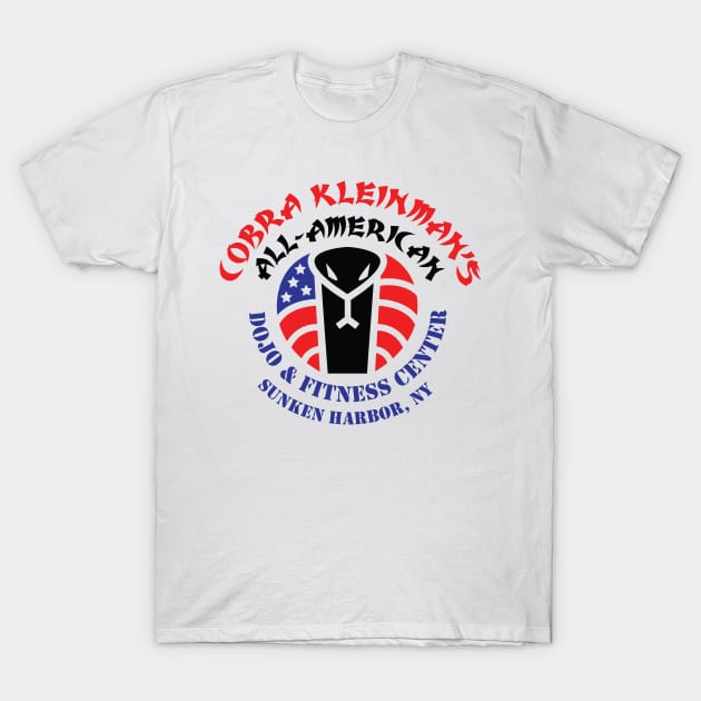 Cobra Kleinman's All-American Dojo! T-Shirt by Fireside Mystery Theatre